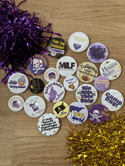 Game Day Buttons- 3"