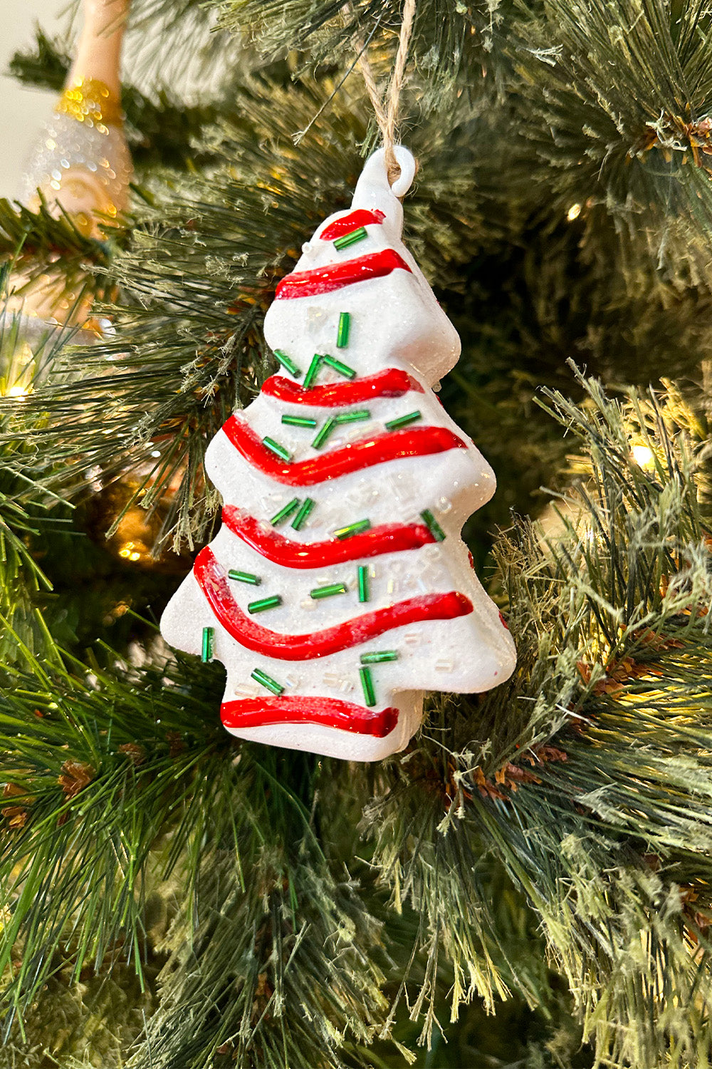 Christmas Tree Cake Ornament