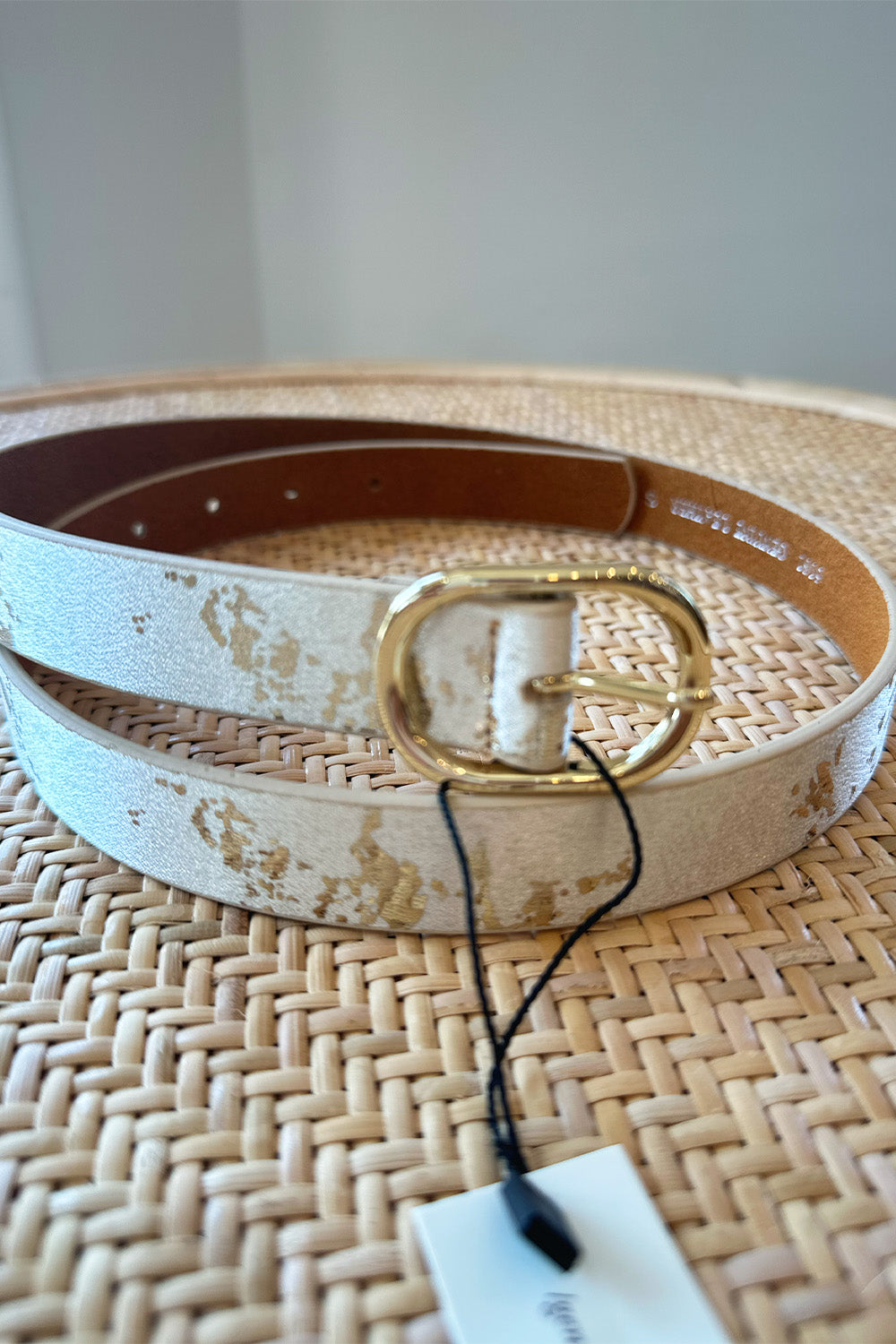 Metallic Snake Belt