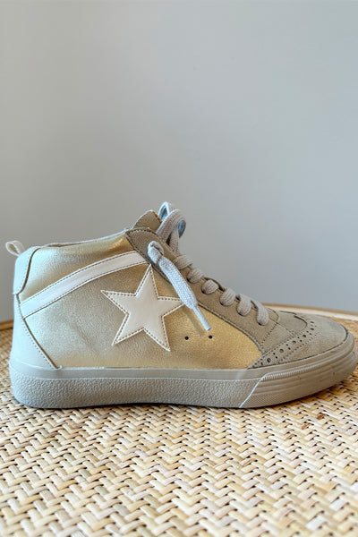 Paulina Sneaker in Gold- Shu Shop